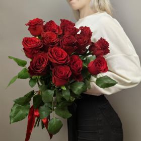 15 длинных роз 140 см